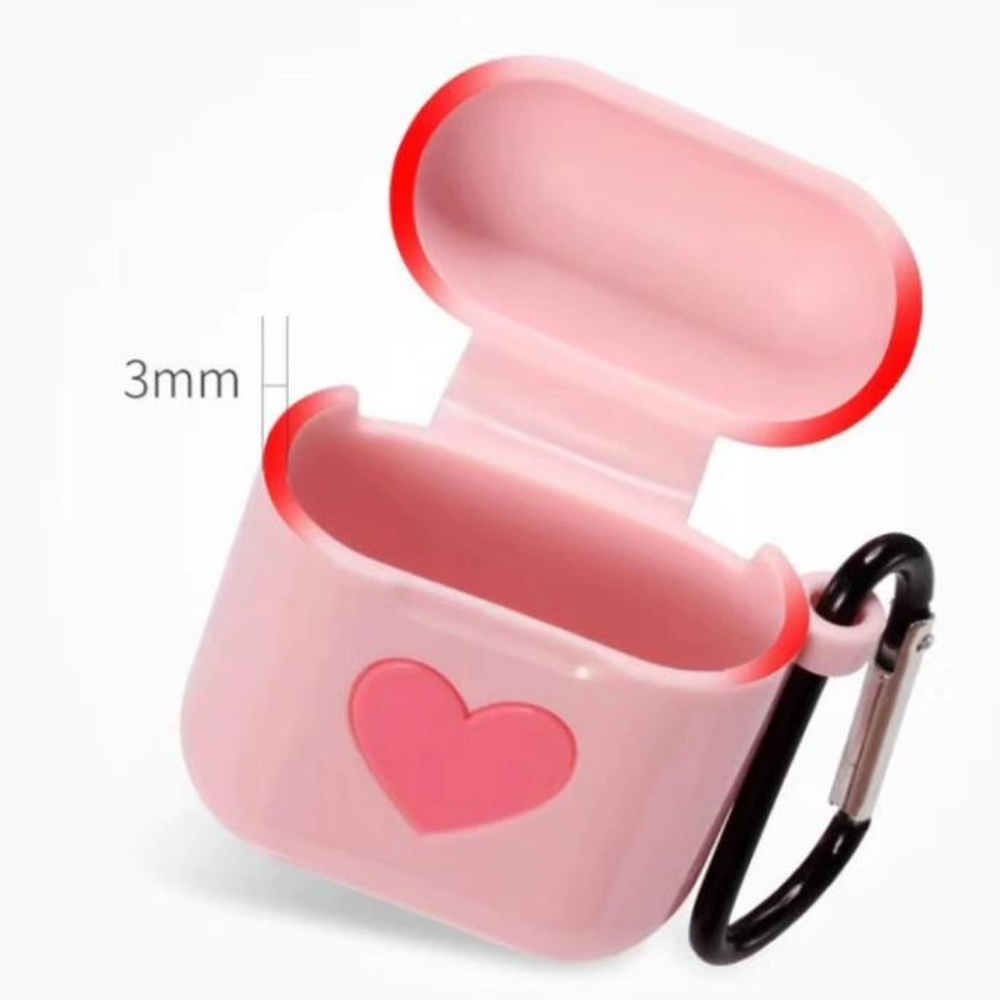 ❤️NEW Apple Airpods Soft Protective Case W/Hook - Picture 8 of 8
